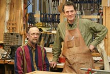 MacLean Bros. Woodworking - Panels on Circulation Desk.